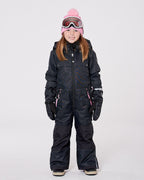 One-Piece Teknik Snowsuit Black With Pink