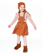 Rib Striped Top Beige And Off-White