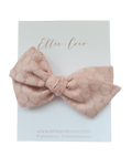 Pink Honeycomb Oversize Bow